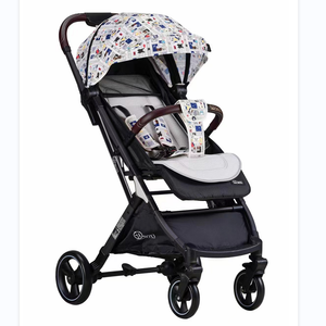 Cochecito/<span class=keywords><strong>Carrito</strong></span> de Bebé <span class=keywords><strong>Plegable</strong></span> Ligero de Una Mano, con Marco de Aleación de Aluminio y Lino, Ruedas de 360°, Diseño Ecológico y Moderno, de la <span class=keywords><strong>Mejor</strong></span> Calidad - Product Image 5