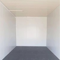 Maisons conteneurs modulaires préfabriquées démontables et portables de 10, 20 et 40 pieds pour la maison et la chambre à coucher