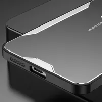 Etui de Luxe en Alliage d'Aluminium pour Samsung, pour A55, A35, A05, A16, A06, A53, A36, A17, A07