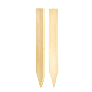 Piquets de <span class=keywords><strong>sol</strong></span> en <span class=keywords><strong>bois</strong></span> naturel, résistants aux intempéries, pour la <span class=keywords><strong>fixation</strong></span> des plantes dans les aménagements paysagers - Product Image 6