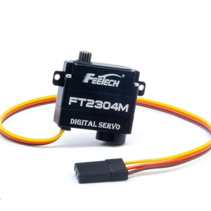 Servo Digital sin Núcleo con Engranaje de Acero y Carcasa Metálica UAV FEETECH FT2304M 6V 3KG.CM para Helicóptero RC <span class=keywords><strong>Trex</strong></span> 450 500 <span class=keywords><strong>3D</strong></span> - Product Image 3