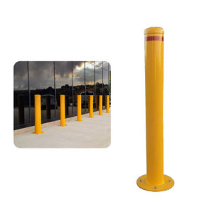 حواجز وقوف السيارات العاكسة الصفراء من الفولاذ، ذات الجودة الهندسية، مناسبة للاستخدام في أستراليا، لوقوف السيارات على الطرق - Product Image 1