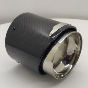 ส่วนปลายท่อไอเสียโครเมี่ยมคาร์บอนไฟเบอร์เหมาะสำหรับ BMW มินิคูเปอร์ F54 F56 R55 F60/R56/R57 Cooper S - Product Image 2