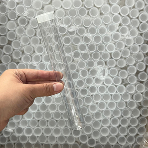 Tubes en plastique transparent de marque LC à bas prix avec bouchons à clapet, impression offset, diamètre 16 mm, volume 10 ml, pour l'artisanat et l'utilisation de rouge à lèvres - Product Image 3