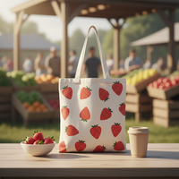 Sacs fourre-tout en toile de coton réutilisables et personnalisables, créez votre propre motif et logo imprimé