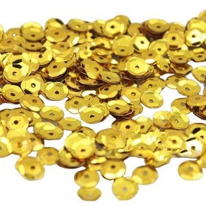 4Mm Để 15Mm May Dệt Sequins Wedding Dress Trang Phục Thủ Công Trang Trí Sáng Bóng Colourful Số Lượng Lớn Lỏng Lõm Cup PVC Sequins - Product Image 1