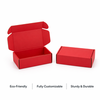 Boîte d'expédition pliable en carton multicouche avec logo personnalisé, finition mate et gaufrage pour la livraison sécurisée de produits lourds