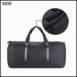 Sac de sport en nylon ultra léger, pliable, imperméable, avec compartiment à chaussures - Product Image 4