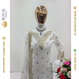 Nuevo hermoso diseño Top-Palazzo con Dupatta Set en Tarifa mayorista por Royal Export Surat - Product Image 6