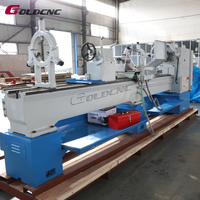 Tour manuel universel horizontal GOLDCNC CA6180 - Machine de tournage de précision pour métaux avec 4 stations d'outils certifiée CE