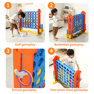 Xu Hướng Mới Đa Chức Năng Jumbo Kết Nối Bốn Trò Chơi Thiết Lập Nhà Hình Dạng Khổng Lồ 4 Trong Một Hàng Kết Nối Trò Chơi Cho Ngoài Trời Chơi Trong Nhà - Product Image 6
