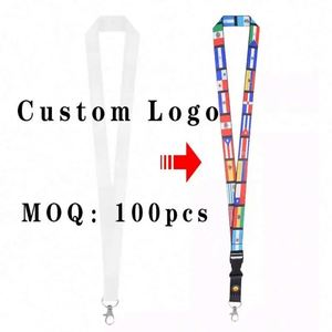 BSBH Contemporary Art Custom ID Card Holder <b>Lanyard</b> Hook Offset Premium Quality <b>Polyester</b> Fashionable Artist Collaborations - Product Image 3