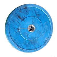 Disques de musculation en fonte de 20 kg populaires pour la compétition, plaques de poids en caoutchouc colorées pour haltères