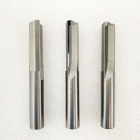 HRC 55 carbure de tungstène CNC machines-outils 10-18mm foret à froid interne pour l'usinage de l'aluminium rainure droite