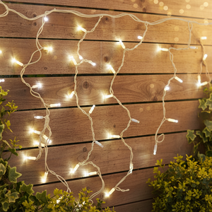 Guirlande lumineuse LED rideau de glaçons 220V pour décoration extérieure, jardin, scène, Noël, éclairage de fêtes, indice de protection IP65 - Product Image 1