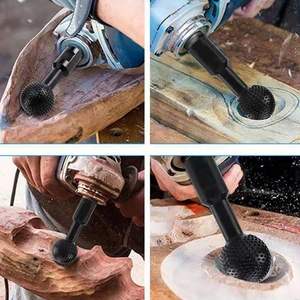 1 pièce de burin à bois en forme de boule, <span class=keywords><strong>disque</strong></span> de perçage en forme de boule, tête de meulage adaptée au polissage rapide des formes de fosse - Product Image 6