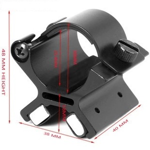 Adjustable X-Shape Magnetic Mount <b>Bracket</b> 25.4mm Aluminum Alloy Quick Release Sports Camping Flashlight Holder 61mm 132g - Product Image 5