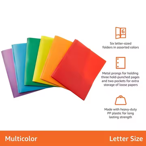 Ingrosso <span class=keywords><strong>A4</strong></span> doppia tasca raccoglitore di plastica PP Tadpole cartella con modello di libro in metallo <span class=keywords><strong>File</strong></span> clip e cartelle di documenti - Product Image 4