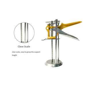 WISDOM Herramienta de elevación manual que ahorra esfuerzo, elevador de puertas, armarios y paneles de yeso, ajustador de altura para azulejos de <span class=keywords><strong>pared</strong></span>, localizador de altura para azulejos metálicos - Product Image 4