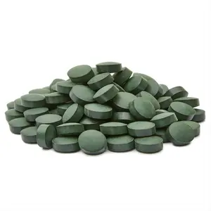 Vegan Energy Supplement 250mg Spirulina Tablet Ready Product