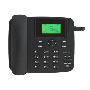 OEM ODM 2G 3G 4G VoLTE Call CAT4 WiFi Hotspot FM TNC 2.2 inch LCD Fixed Wireless Phone Desktop Cordless Landline Telephone