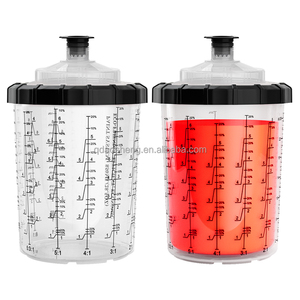Set di bicchieri trasparenti monouso da 850 ml per miscelare vernici - Bicchieri in plastica di alta qualità per pittori professionisti - Product Image 4