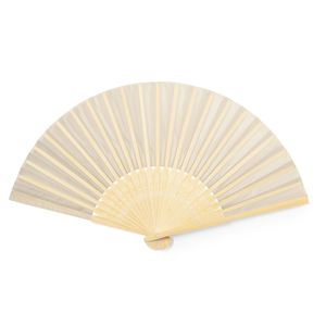 Hot Sale Promotional OEM Logo Eco-friendly Folding Fan Bamboo Ribs Polyester Fabric Summer Beach Traditional Holiday Gift - Product Image 5