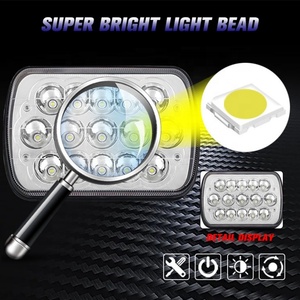 XOVY High Low Beam 45 square Single Color 7inch square Driving Trucks Offroad Car <b>Led</b> <b>Work</b> <b>Light</b> - Product Image 5