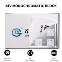 Modules LED en aluminium Ce Rohs 2835Smd 12V 24V haute luminosité, rétroéclairage 4 LED, module de lentille LED pour éclairage de plafond, source LED
