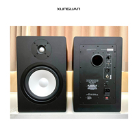 Moniteurs de studio actifs HS5-ii blancs Bluetooth de 5 pouces, haut-parleurs professionnels alimentés par courant alternatif, équipement audio sans fil