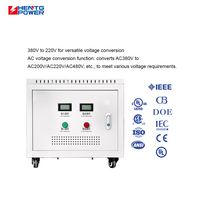 Transformador de Potencia Tipo Seco HENTG de 20Kva, Transformador Variac de 20kw, Topología Flyback, 220v 380v Trifásico, Elevador/Reductor de Voltaje, 50Hz 60Hz