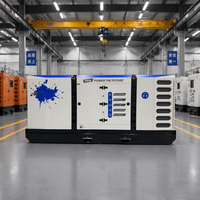 Alternateur sans balais 50kW-200kW Générateur diesel de secours Type silencieux Commutateur de transfert automatique Démarrage à distance Haute efficacité