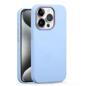 Nueva funda de teléfono de silicona líquida 2024, funda magnética con anillo de Metal de microfibra para <span class=keywords><strong>iPhone</strong></span> 15, funda para <span class=keywords><strong>iPhone</strong></span> 16 Pro Max - Product Image 4