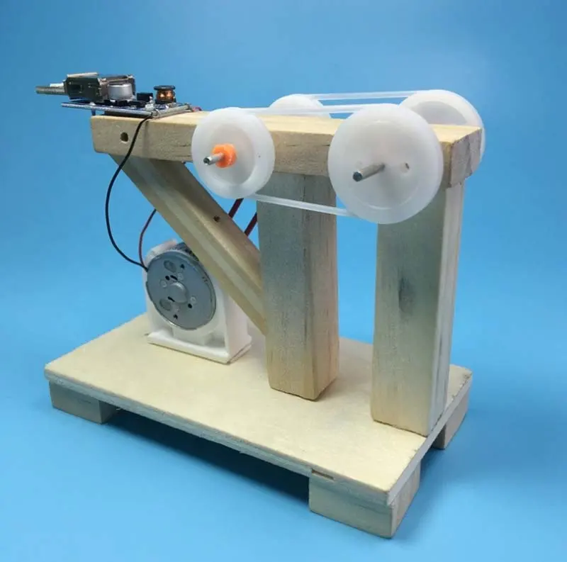 DIY इकट्ठा खिलौने मैनुअल जनरेटर मॉडल किट लकड़ी शैक्षिक खिलौने बच्चों के लिए आविष्कार विज्ञान जिस्मानी प्रयोग डायनमो खिलौना उपहार