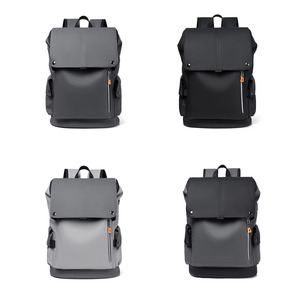 Sac à dos tendance en cuir PU personnalisé pour homme, grande capacité, sac à dos de voyage, fonctionnalité d'outillage, sac à dos pour homme - Product Image 3