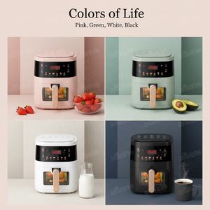 Friteuse à air numérique avec fenêtre visible, <span class=keywords><strong>grande</strong></span> capacité <span class=keywords><strong>de</strong></span> 5 L, friteuse électrique sans <span class=keywords><strong>huile</strong></span> pour une cuisine saine - Product Image 2