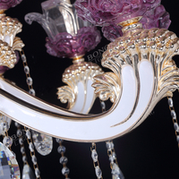 2025 nouveau européen Vintage hôtel pendentif éclairage Led Art classique salle à manger moderne cristal pas cher turc lustre rétro lampe