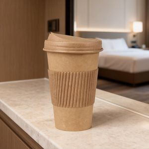 Wholesale Disposable <b>Takeaway</b> Coffee Hot Drinking <b>Container</b> Recyclable Custom Single Wall Paper Milk Tea Cup With Printed Logo - Product Image 1