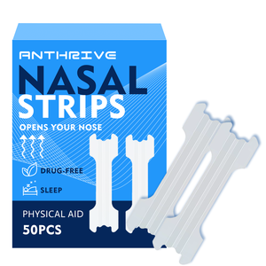 Anthrive Muestra Gratis Tiras Nasales de Material PE para Respirar Mejor Parche de Tira <span class=keywords><strong>Nasal</strong></span> para Ayudar a Dormir Tiras Nasales para Ronquidos - Product Image 1