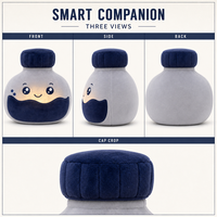 Jouet interactif IA Message dans une bouteille, jouet parlant intelligent, éducatif et d'apprentissage, 100% polyester, compagnon pour enfants, cadeau