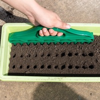 Perforateur de sol prêt à l'emploi pour semis, outil de jardinage rapide pour l'espacement des graines, semoir agricole pour légumes