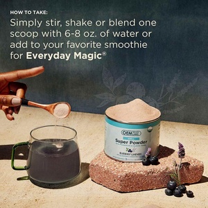 El superpolvo calmante para perros con magnesio ayuda a los perros a calmarse y relajarse, multivitamínico, glucosamina para perros, alivio de alergias probióticas - Product Image 4