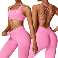 Soutien-gorge de sport à bretelles dans le dos soutien-gorge de yoga d'entraînement à impact élevé personnalisé vêtements de sport pour femmes top vente en gros fabricants de vêtements de fitness