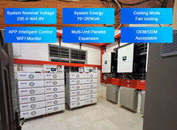 Système d'énergie solaire hybride Eitai 50 kW 60 kW 70 kW 80 kW 100 kW avec batterie au lithium, système de stockage industriel et commercial