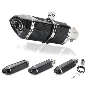 Silenciador de fibra de carbono para motocicleta, 51mm, silenciador de escape para motocross modificado - Product Image 1