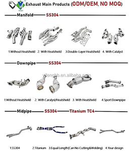 Спортивная выхлопная система с клапаном 2014-2021 глушитель выхлопной трубы Valvetronic для Bmw F30 340i B58 3,0 t картонная коробка - Product Image 5