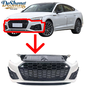 Kit de réparation et de conversion pour pièces automobiles Audi A5, pare-chocs, ailes, calandre, phares, pare-brise, capot, radar, livraison rapide - Product Image 1