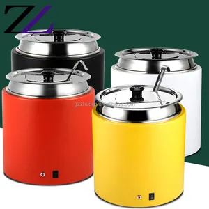 Electric Soup Warmer Stainless Steel Cover & Water Jacket With Ladle -  Sunnex Products Ltd.