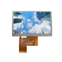 Écran LCD 4.3 pouces Rgb Lcd Tft 4.3 Wvga 800X480 pour brochure vidéo
