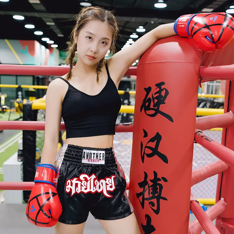 Quick Dry Mma Fighting Judo Training Jiu Jitsu Boxer México Muay Thai Em Branco Feminino Boxe Shorts